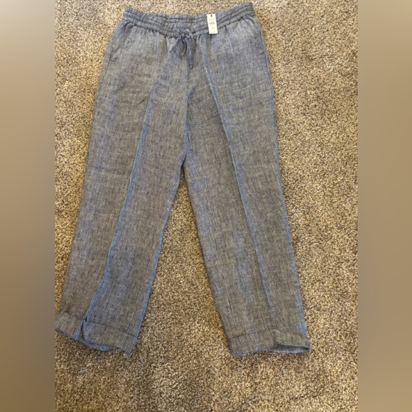Talbots Pants - Talbots NWT Ladies Linen Pants - Size 10P 100% Linen with 4 pockets